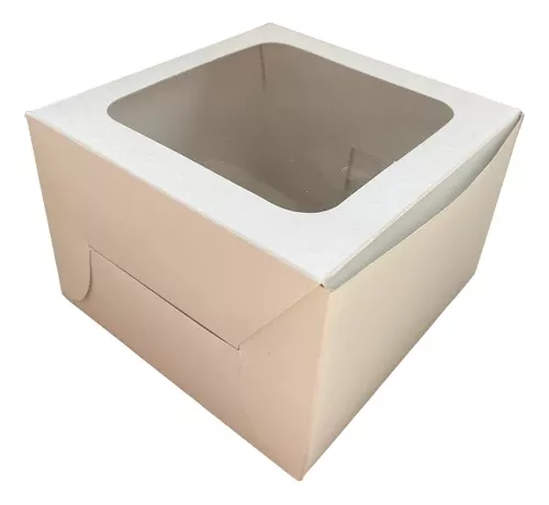 Caja para Lencería, Mallas Con Visor de PVC. Blanca