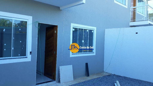 Linda Casa Com 2 Dormitórios À Venda, 74 M² Por R$ 210.000 - Extensão Do Bosque - Rio Das Ostras/rj - Ca1894