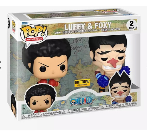Funko Pop Luffy Y Foxy Excl. Hottopic