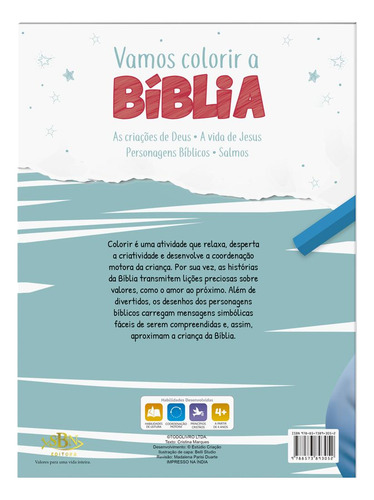 Vamos Colorir A Biblia: Salmos/ Todolivro