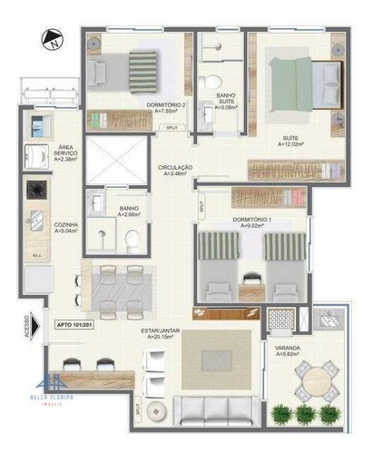 Imagem 19 de 25 de Cobertura À Venda, 172 M² Por R$ 1.240.000,00 - Campeche - Florianópolis/sc - Co0137