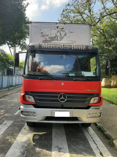 Imagem 1 de 6 de M.benz Atego 2425 6x2 2012/2012 Bau C/ Plataforma Hidraulica
