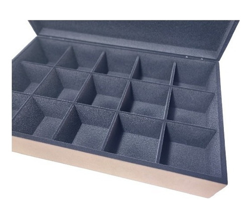 Box Para 15 Relogios Mdf Flocado 123