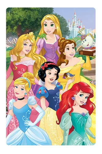 Quebra-cabeça 100 Peças Disney Princesa Metalizado Jak