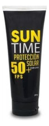 Protector Bloqueador Solar Suntime 50+ Fps 200 G