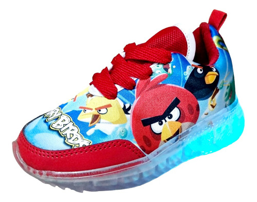 Tenis Personalizados Angry Birds Luces Leds