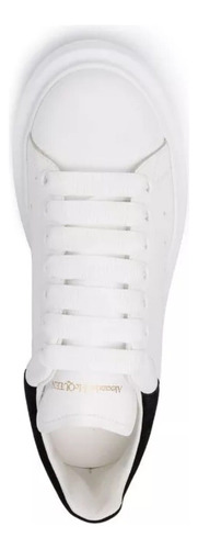Tenis Alexander Mcqueen Talón Negro Clásico Oversized