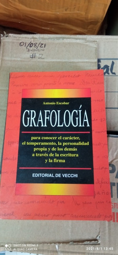 Libro Grafología. Antonio Escobar