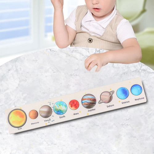 Nuevo Rompecabezas Juego De Mesa For Aprender Planetas