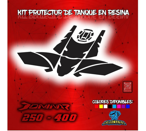 Calcomanias Protector De Tanque Dominar 250 - 400