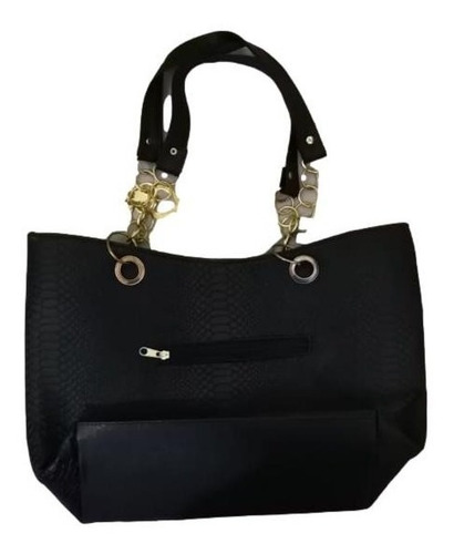 Imagen 1 de 1 de Bolso Plus Tal Negro Finitus De 30 Cms