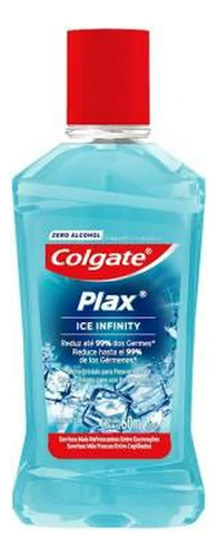 10 Pza Enjuague Bucal Colgate Plax Ice Infinity 60 Ml