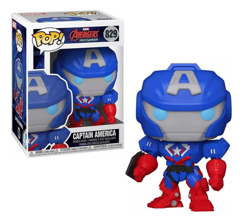 Funko Pop! Marvel Avengers Mech Strike Capitan America #829