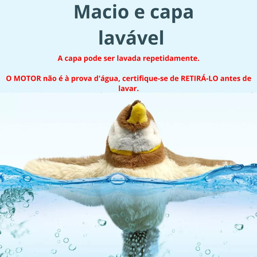 Brinquedos Interativos Gatos Pássaro Falante Recarregável Pássaro