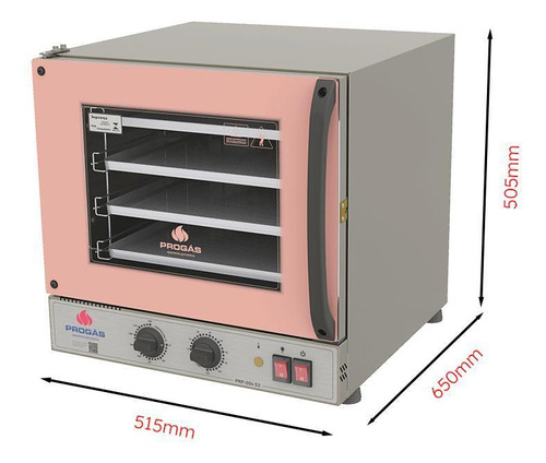 Forno Turbo Elétrico Fast Oven Prp-004 G2 Rosa Progás