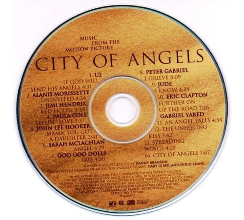 Cd City Of Angels Soundtrack Made In U S A (Usado)