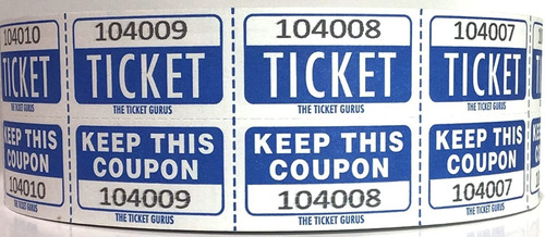 Tickets Fácil Lectura Para Sorteos Rollos De 2000 Boletos