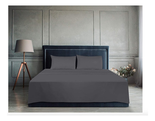 Utopia Ropa De Cama 6 Sabanas Mate Resistentes A Las Arrugas Color Gris Diseño De La Tela Liso