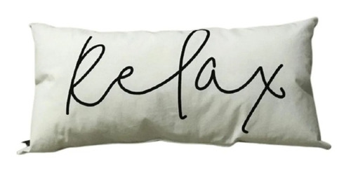 Almohadon Decorativo Frases  Natural 30 X 60