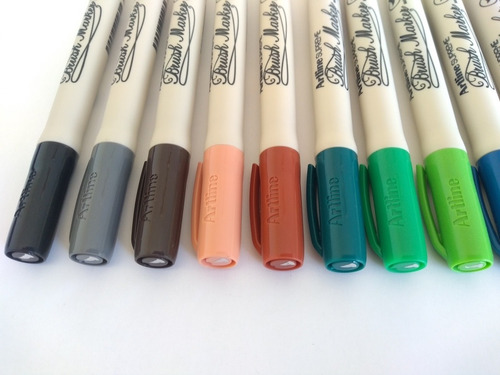 Plumón Brush Marker Artline Plumón Punta Pincel | Lettering
