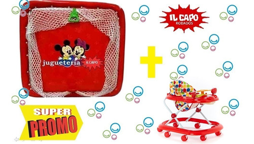 Combo Andador + Corralito De Bebe Posiciones Plegable Envio