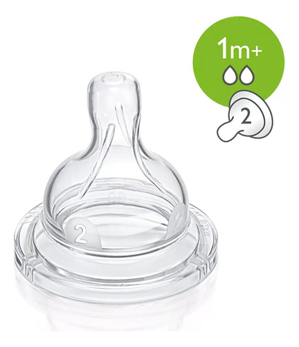 Tetina Anticòlicos Philips Avent Flujo Lento Scf632/17 1 M+ 