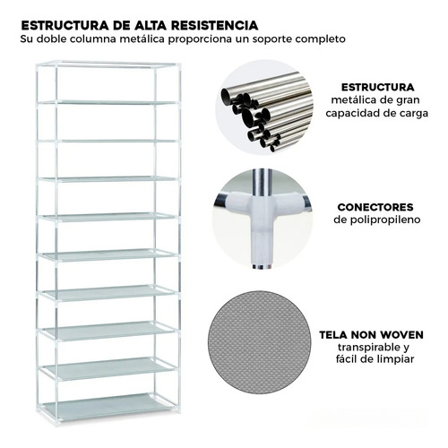 Mueble Zapatera Armario Organizador Repisa Armable Multiusos