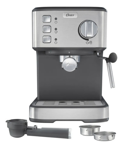 Cafetera Espresso Oster 15 Bares Bvstem5 Plateado