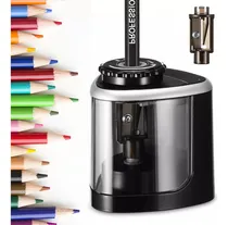 Comprar Sacapuntas Eléctrico - Afilador De Lápices Automático Negro Sacapuntas Manual Ajustable De Escritorio. Sacapuntas De Dibujo Especial Para Lápices, Ajustable Para Gruesos Y Finos
