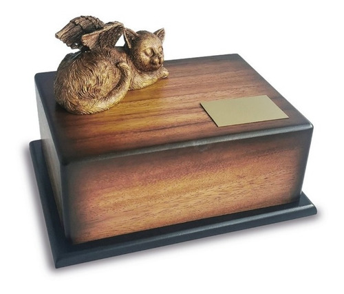 Urna Funeraria Cenizas Mascota Gato Tranquilidad G
