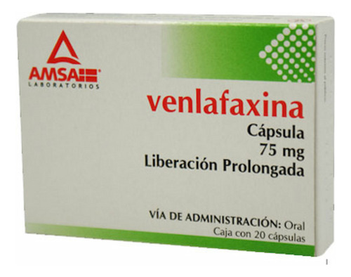 Mazda Venlafaxina 75 Mg Caja C/20 Capsulas - MOKSHA8 FARMACEUTICA S. DE R.L. DE C.V.