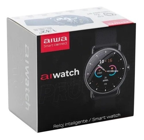 Imagen 5 de 7 de Smartwatch Pro Aiwa Awsr10n 1,7'' Negro