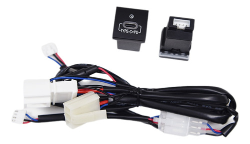 . Enchufe De Cargador Rápido Qc3.0+pd For Coche, Toma De