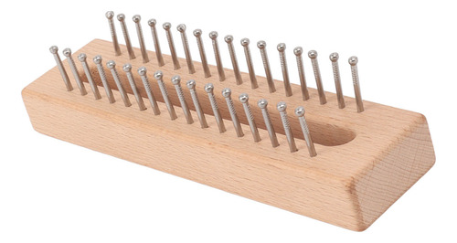 Tabla De Tejer De Madera Cuadrada, Herramienta De Tejido Art