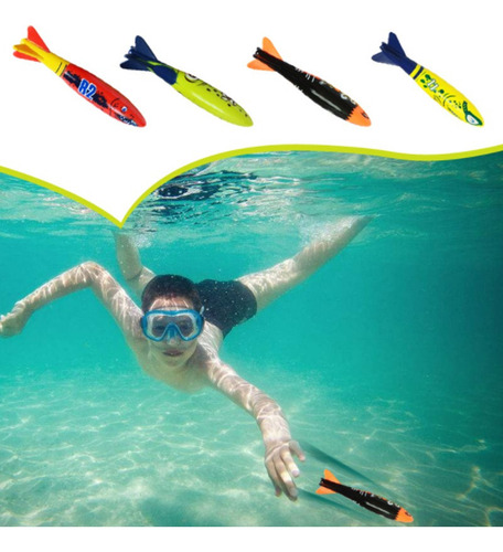 19pc Diving Torpedo Underwater Swimming Pool Toy