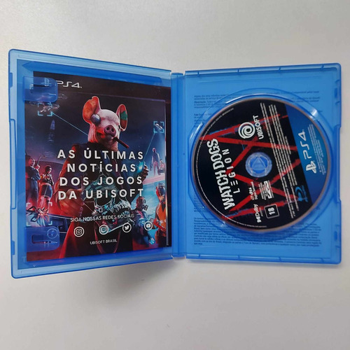 Watch Dogs Legion Ps4 Físico Pronta Entrega + Nf (Usado)