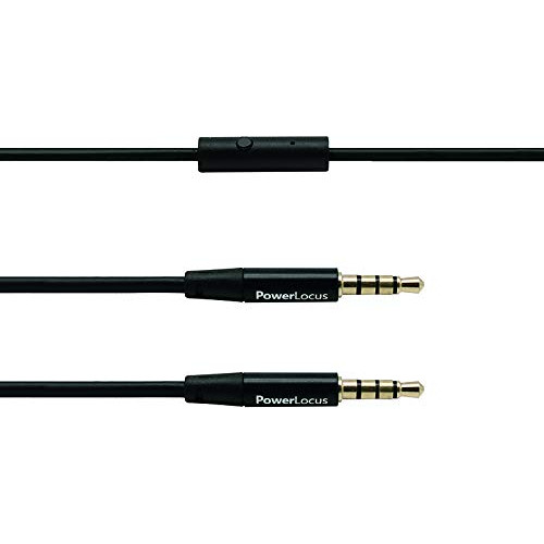 Powerlocus Cable De Extensión De Audio, Cable Auxiliar Macho