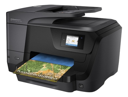 Impresora multifunción a color HP OfficeJet Pro 8710 con wifi 127V