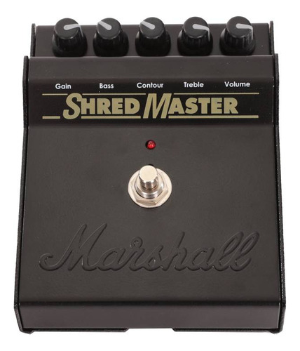 Pedal de guitarra Marshall Shredmaster Reissue, color negro
