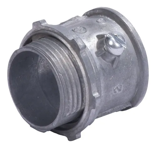 Conector de 1/2 13 mm para Pared Delgada con Tornillo. HUB-2002 - Código: HUB-2002 | Compra en Guadalajara