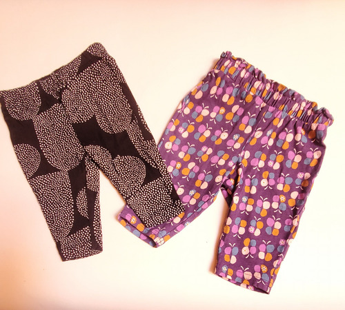 Set De 2 Pzas Pantalon De Bebe Niña 3m Carters Usados Buenos (Usado)