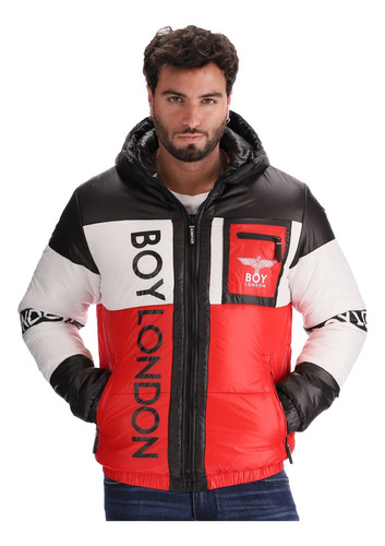 Chamarra Hombre Invernal Termica Con Gorro Boy London