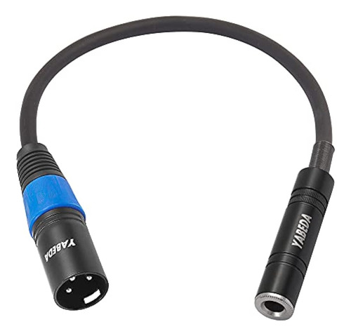 Yabeda Cable De 1/4 A Xlr, Adaptador De Audio Estéreo Balanc