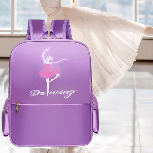Mochila De Baile De Ballet, Bolsa Ligera De Baile Violeta