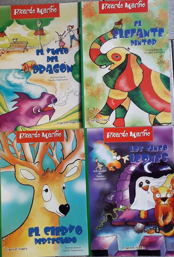 Lote X 4 Libros Colección Inventor De Animales Mariño Guadal