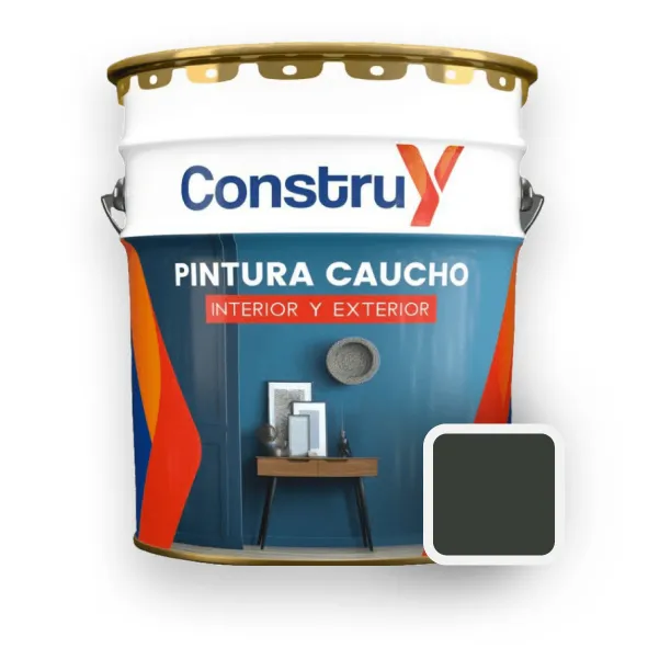 Pintura Clase A Verde Oscuro Caucho