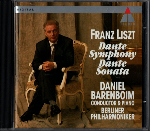 Cd Liszt Dante Symphony Dante Sonata Daniel Barenboim (Usado)