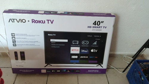 Atvio Roku Tv Hd Smart Tv 40  Hdr Pro 