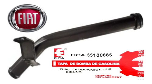 Tubo Agua Fiat Siena Palio Uno Fiorino 1.3 1.4 Fire Metalico