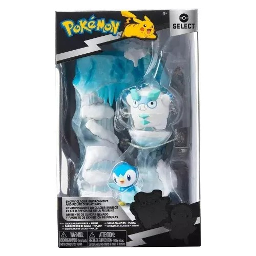 Pokemon Snowy Glacier Galarian Piplup Jazwares Select 